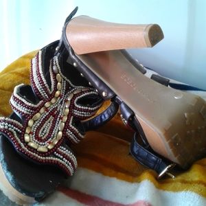 Beaded heels